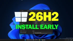 Install Windows 11 26H2 thumbnail
