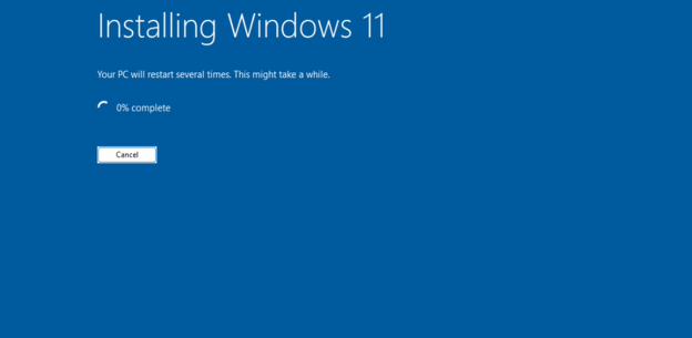 installing Windows 11