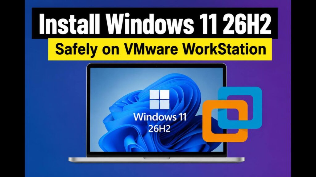 Install Windows 11 26H2 on VMware Workstationv thumbnail