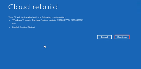 Review the Windows build, edition, and language in WinRE